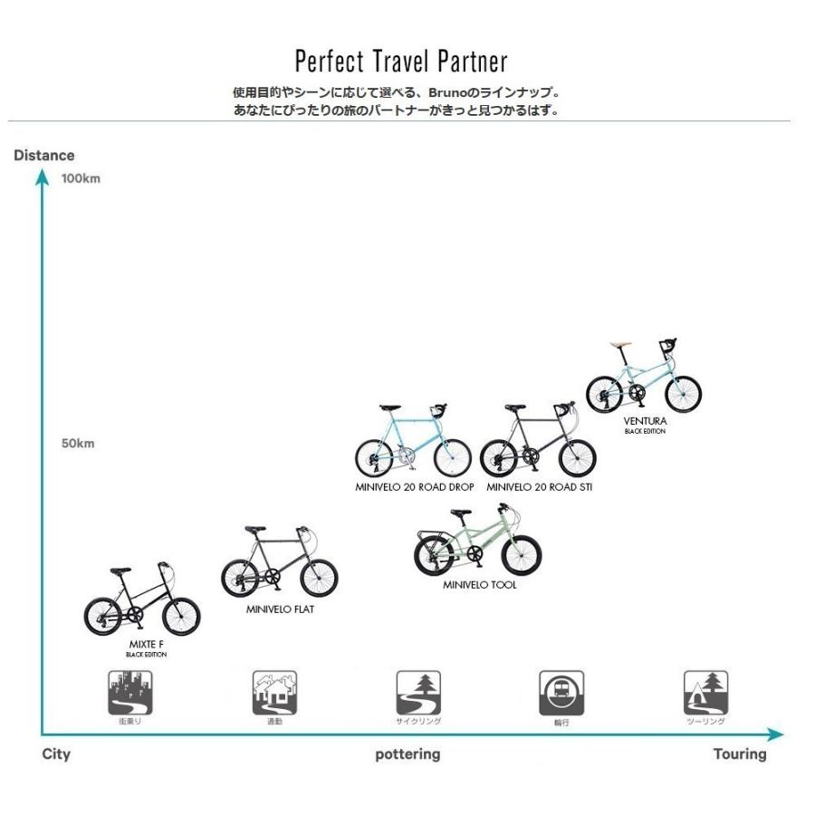 BRUNO(ブルーノ) MINIVELO 20 ROAD DROP CHROME PLATE  "ミニベロ20 ロード" 2024モデル｜nextr3｜03