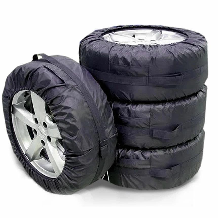 値下げ/新品/タイヤカバー 4枚セット タイヤを紫外線から守る 13〜18  