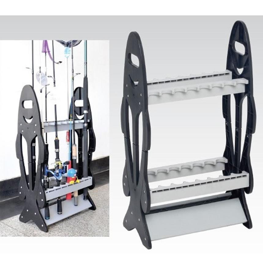 ロッドスタンド 16本収納 ロッドホルダー 釣り 竿 アウトドア 釣り用品