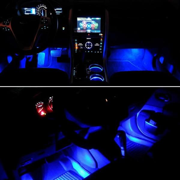 ブルーled フロアライト 車内 カー用品 インテリア ドレスアップ 車内飾り カーライト イルミネーション Ledライト ブルー ソケット 43light F0410 10a Next Stage 通販 Yahoo ショッピング