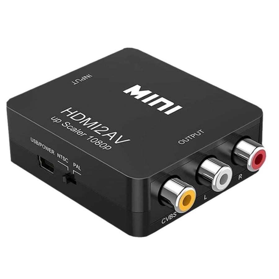即日出荷 年中無休 Gボックス コンポジット変換 HDMI to AV変換アダプタ 1080P対応 GBOX USB電源供給 変換コンバーター 出力