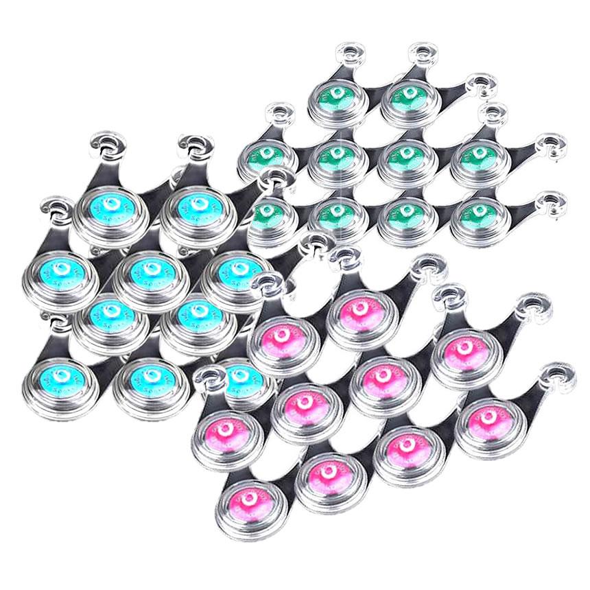 LED ロープ ライト 10個セット キャンプ イルミネーション テント 転倒