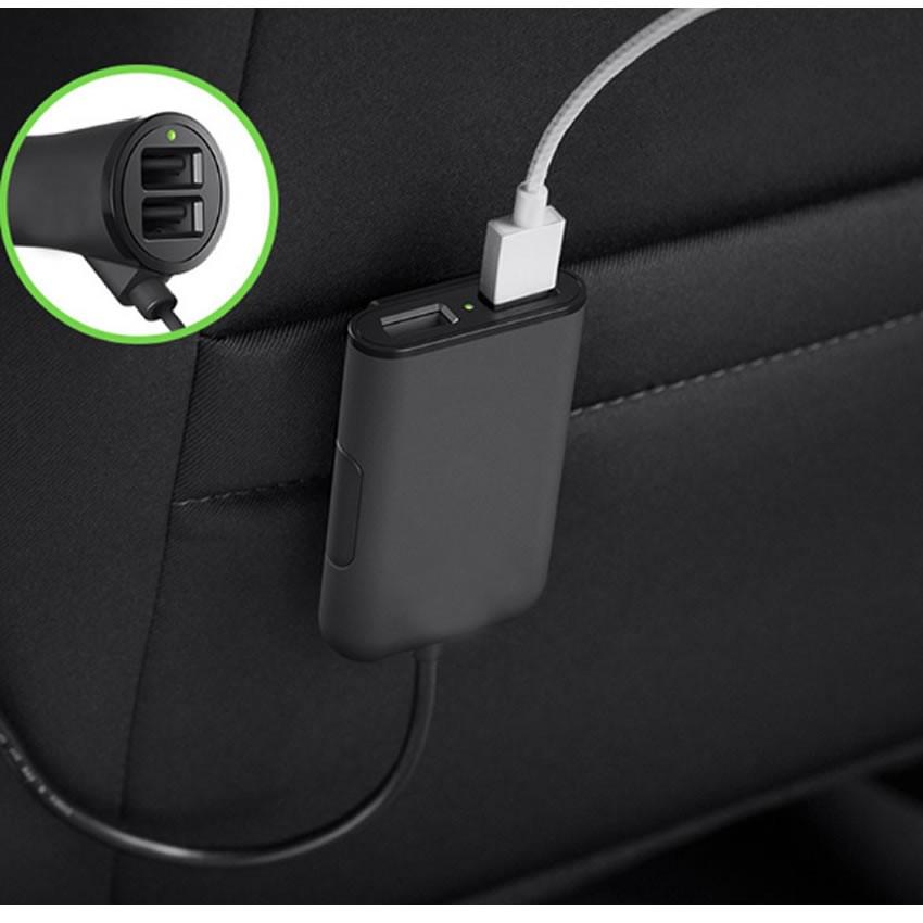 シガーソケット Usbポート 充電 4穴 後部座席 急速充電 スマート充電 充電ソケット Sigasoke4 F08 10a Next Stage 通販 Yahoo ショッピング