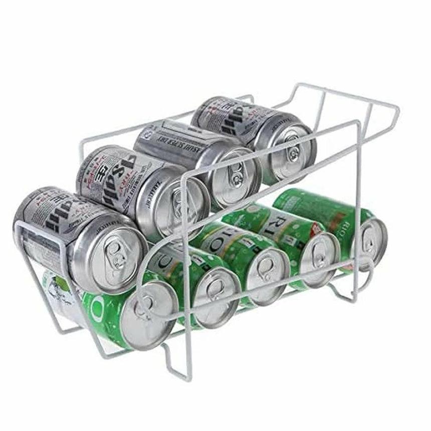 缶収納ラック 冷蔵庫収納ラック 缶ストッカー キッチン収納 国内送料無料 最大350mlの10缶収納 缶 上収納 ビール Ansyuno
