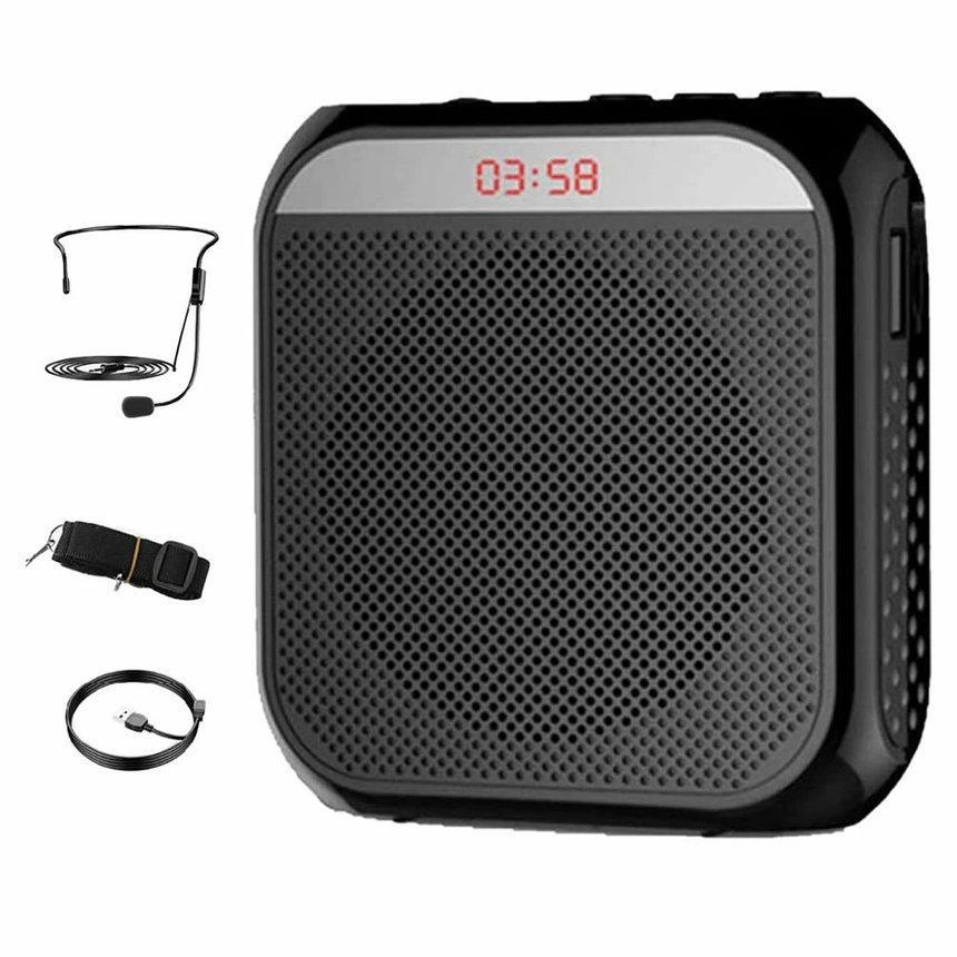 5個セット 拡声器 小型 ハンズフリー メガホン ポータブル 業務用 スピーカー 集会 アウトドア TENOBIG