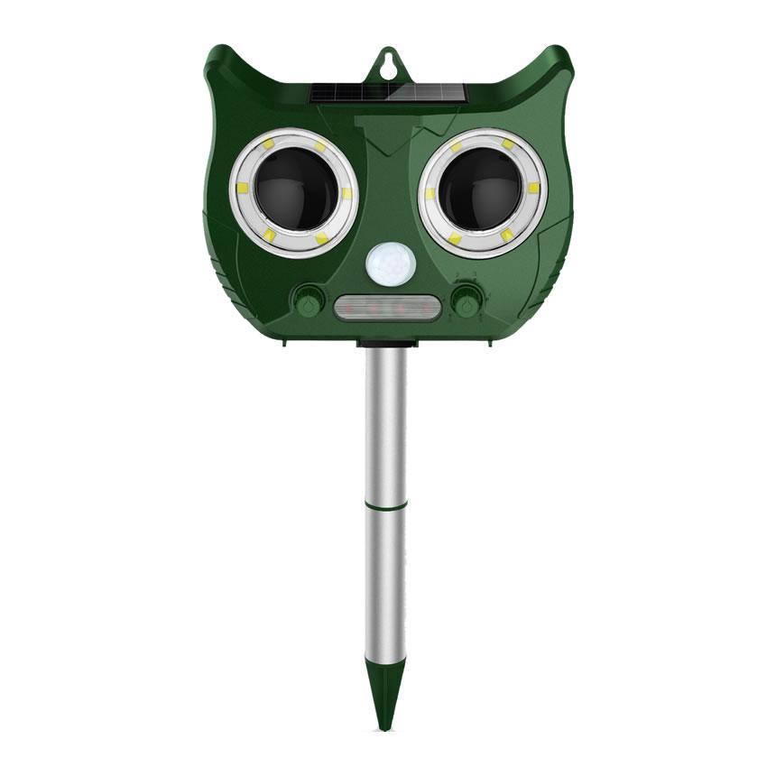 害獣撃退マシン 超音波 ソーラー式 カラス 猫 猪 鹿 猫よけ 動物撃退器