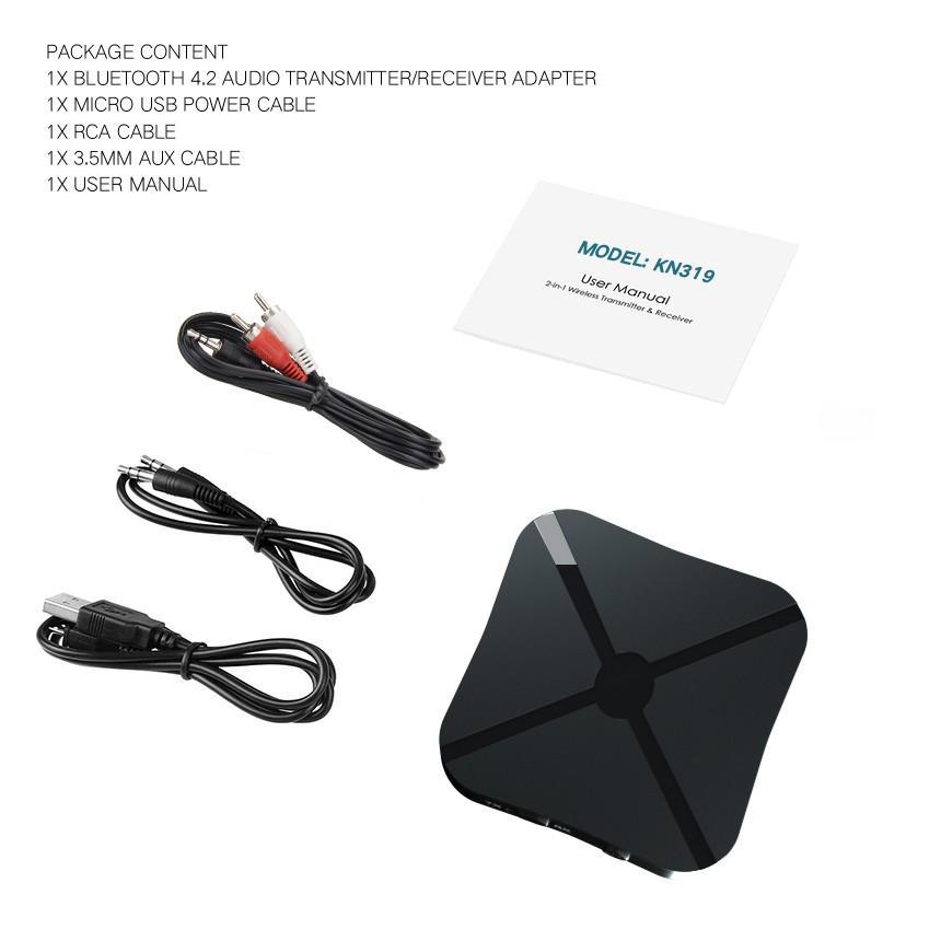 Bluetooth4.2 トランスミッター レシーバー 1台2役 送信機 受信機 無線