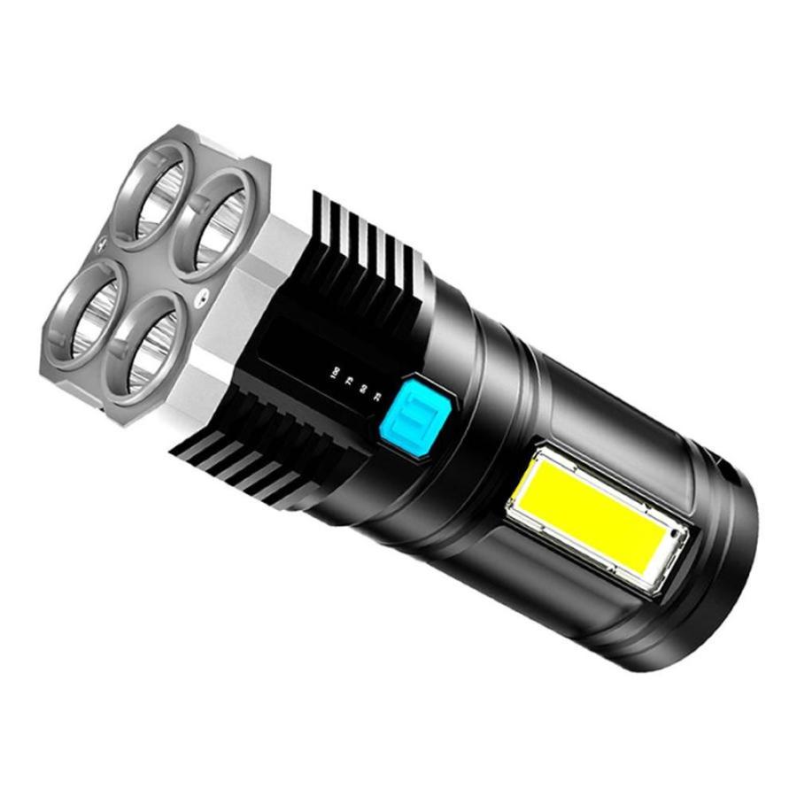 4200LM搭載 懐中電灯 強力照射 USB充電式 爆光 マルチ 最大80％オフ！ 4つの点灯 災害 緊急 ライト 人気スポー新作 GYARIKUHOU ランプ LED 照明