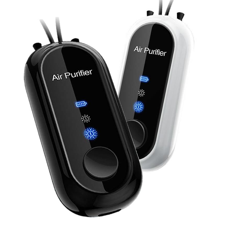 空気清浄機 ネックレス型 花粉 飛沫防止 黄砂 たばこ 副流煙 嫌な匂い