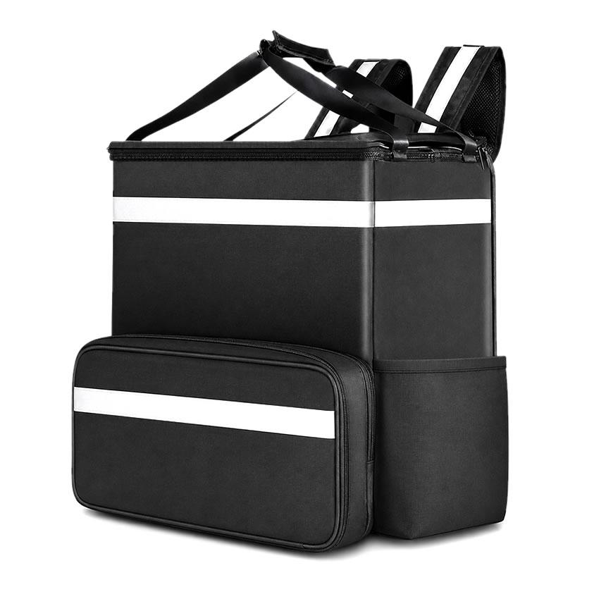 2個セット デリバリーバッグ 39L+11L拡張可能 配達バッグ 宅配 