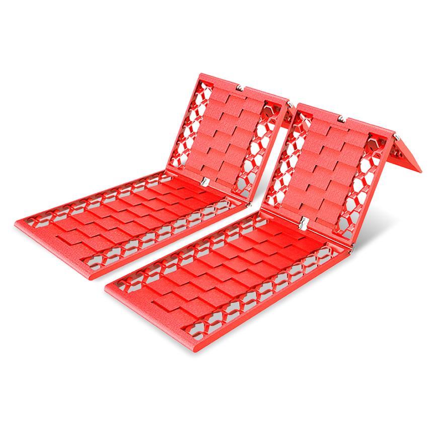 4個セット スノーヘルパー スタックステップ 雪道 車 泥 砂 雪 脱出