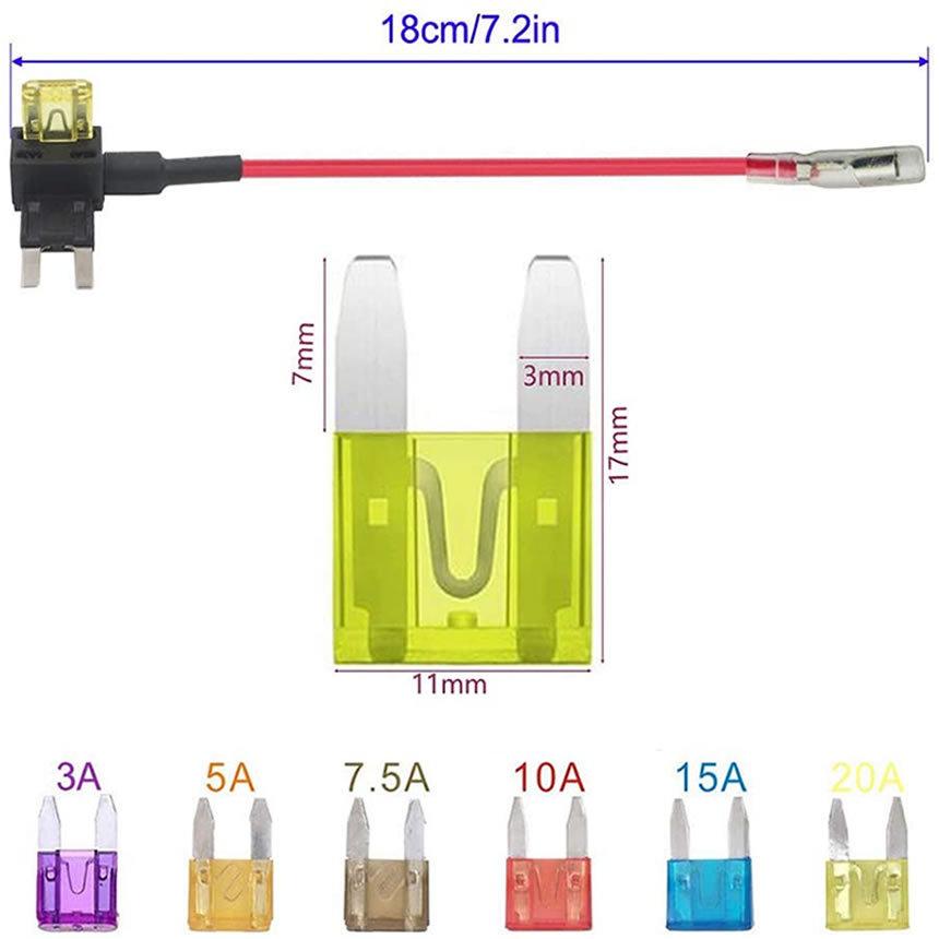 格安saleスタート Gtiwung 小型 車 平型 ヒューズホルダー 配線追加 電源取り出し 自動車ブレードヒューズアダプターホルダー Diy Atm Tap ワイヤカ Caprinew Pl