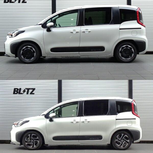 BLITZ - DAMPER ZZ-R車高かい繕う一揃いの道具前後仕かける MXPL15Gシエンタハイブリッド M15A-1NM-1MM 2022/8〜