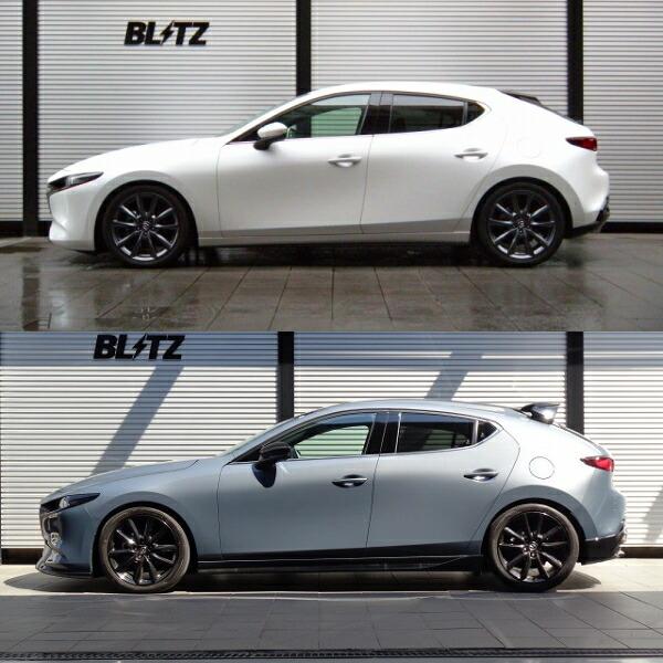 BLITZ DAMPER ZZ-R Spec DSC PLUS車高調整キット前後セット BP5PマツダMAZDA3ファストバック P5-VPS 2WD 2019/5〜2023/6_1
