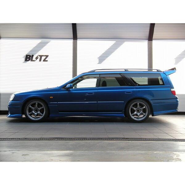 BLITZ DAMPER ZZ-R Spec DSC PLUS車高調整キット前後セット WGNC34ステージア RB25DE/RB25DET リアショック下部形状丸型ブラケット用 1996/9〜2001/10_1