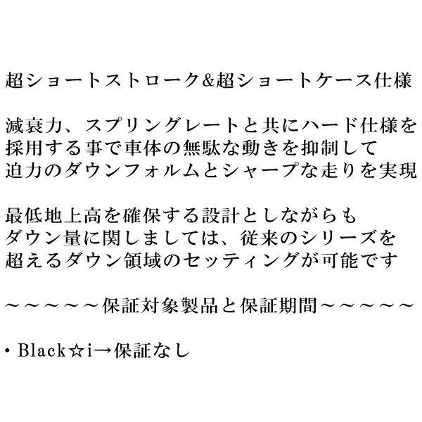 RSR Black-i 車高調整キット前後セット GRX133マークX 350S 2009/10〜