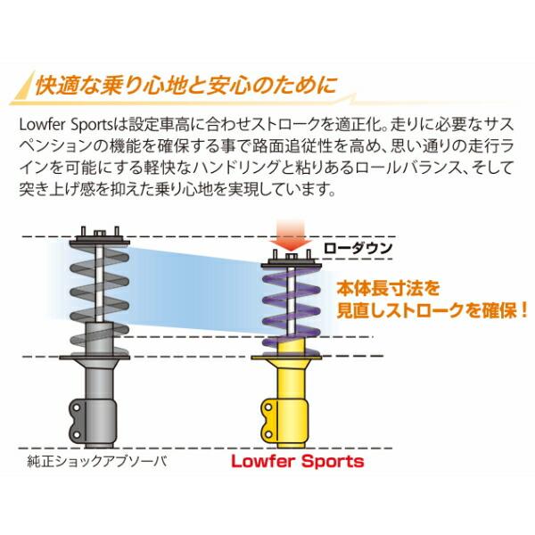 KYB Lowfer Sports PLUSショック＆サスキット ZRR80GノアG/X 3ZR-FAE 14/1〜｜nextsportsys｜04