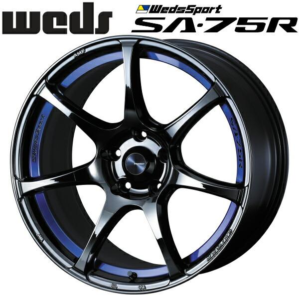 新品　未使用　WedsSport SA-75R 18インチ　4本セット WEDS（ウェッズ） WedsSport SA-75R ブルーライトクロームII 4本セット