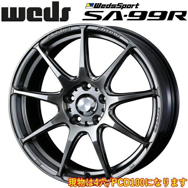 WEDS（ウェッズ） WedsSport SA-99R プラチナシルバーブラック 4本