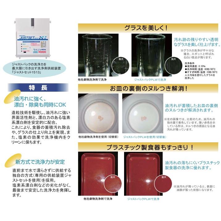 ニイタカ ジャストパックPLW 粉末 3kg 4本 ケース 袋タイプ 無リン