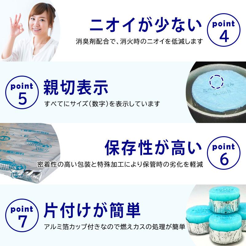 固形燃料 25g カエン ニューエースE ニイタカ キャンプ メスティン 鍋 炒飯 着火剤 アウトドア  登山 簡単 アルミ製飯ごう z固形25ｇアロマキャンドルo h10｜nextstagestore｜04