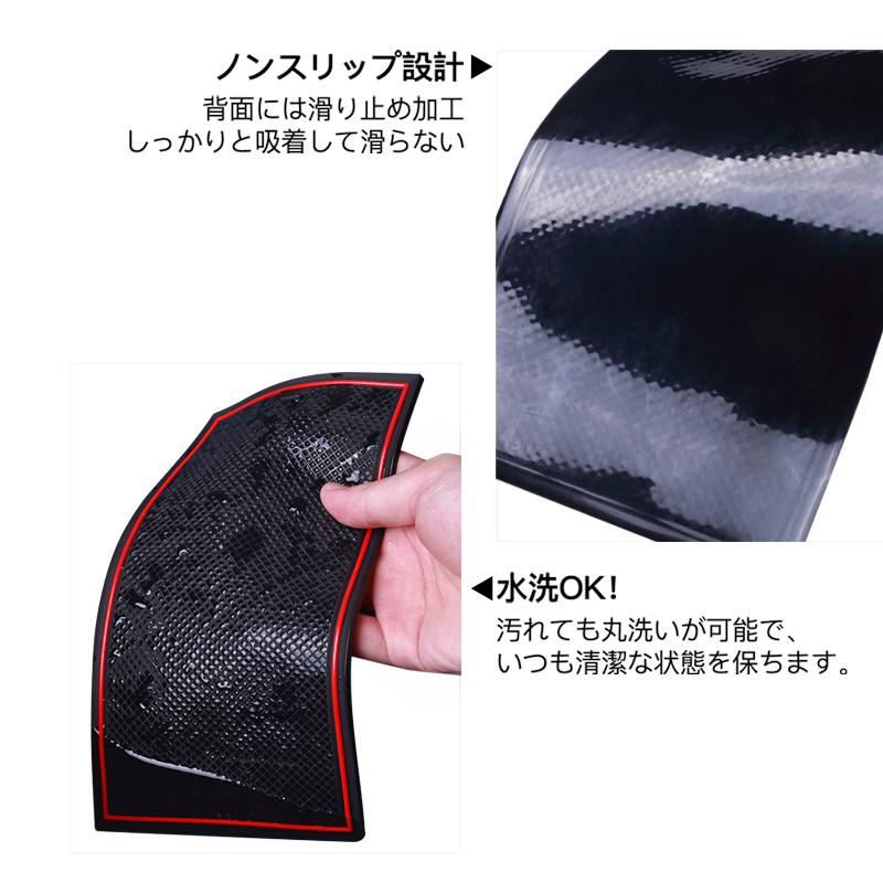 ダイハツ ウェイク LA700S/710S ドアポケットマット/シート 滑り止め