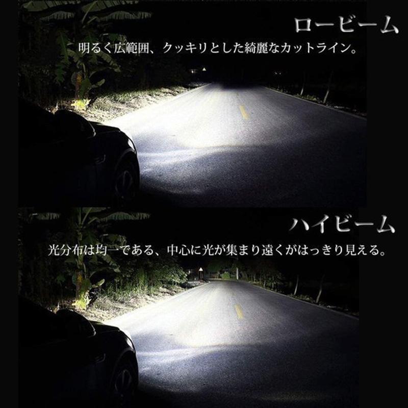 LEDヘッドライト H4 爆光 フォグランプ ハイロー切り替え 一体型 ポン