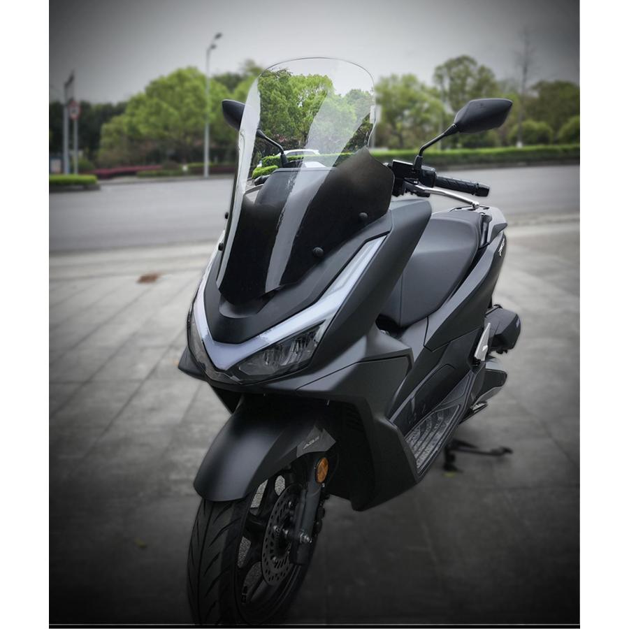 ホンダ PCX 160 125 2025 ウインドシールド フロントグラス アップ 風防 バイク クリア スモーク オートバイ用 バイクフロントガラス オートバイ 延長式 取寄せ の商品画像