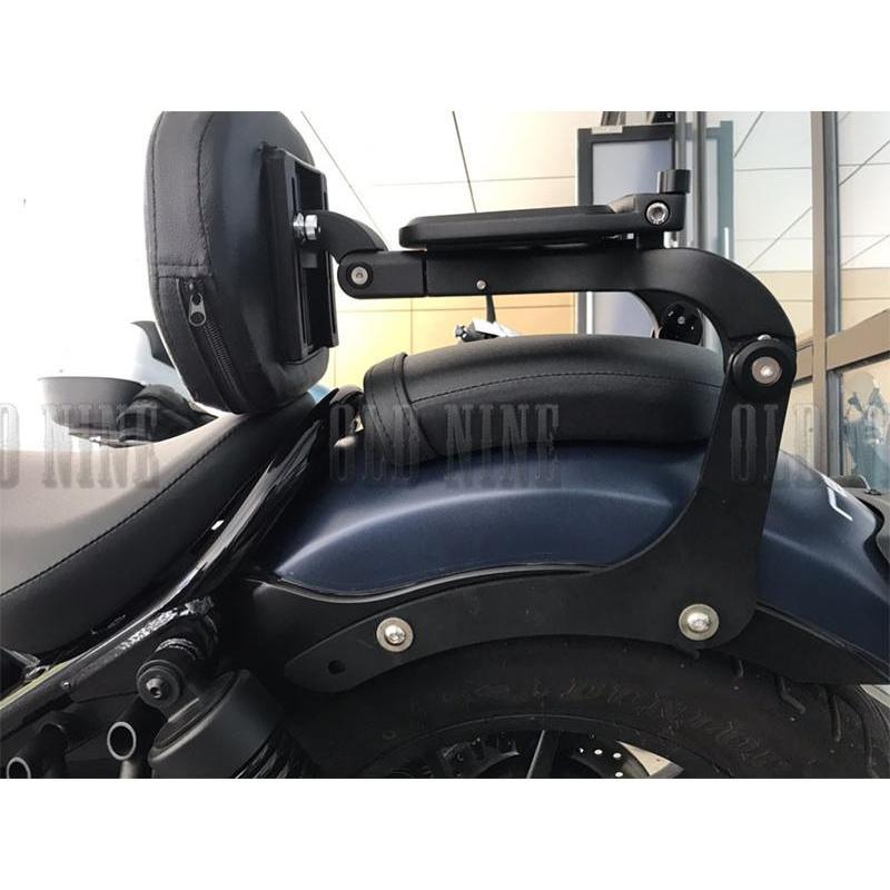 ホンダ レブル 250 500 1100 シーシーバー バックレスト 折りたたみ 背もたれ 立ち可能 一体感 外装 レザータイプ 疲労を軽減 運転 快適 エリミネーター 取寄せ の商品画像