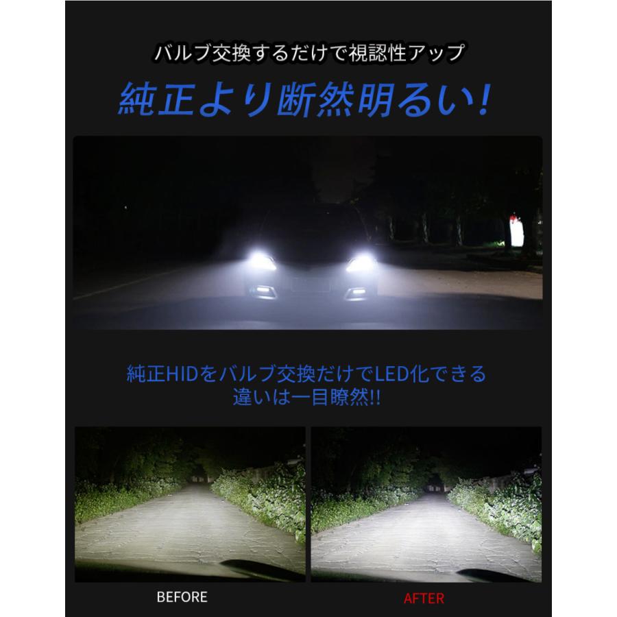 LED AUDI アウディ A4アバント B8 ヘッドライト D3C/D3R/D3S 兼用 前照灯 ホワイト 車検対応 HID純正交換 送料無料｜nextstageyh3｜03