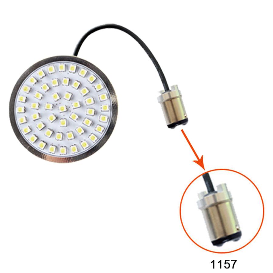 2インチ 1157 ターンシグナル LED バルブ 弾丸スタイル ハーレー