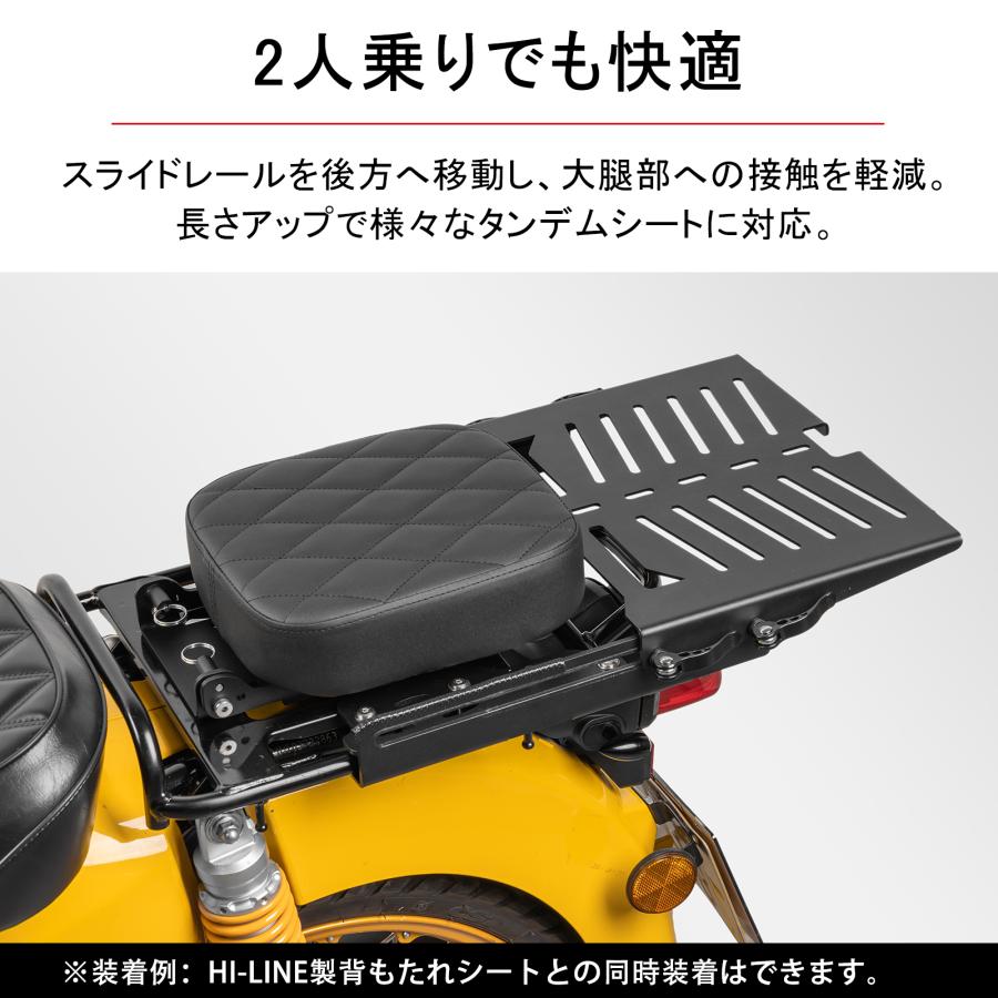 【タモタモ】　　ハンターカブCT125　ピリオンシート クロスカブ ホンダ ハンターカブ ピリオンシート 背もたれ