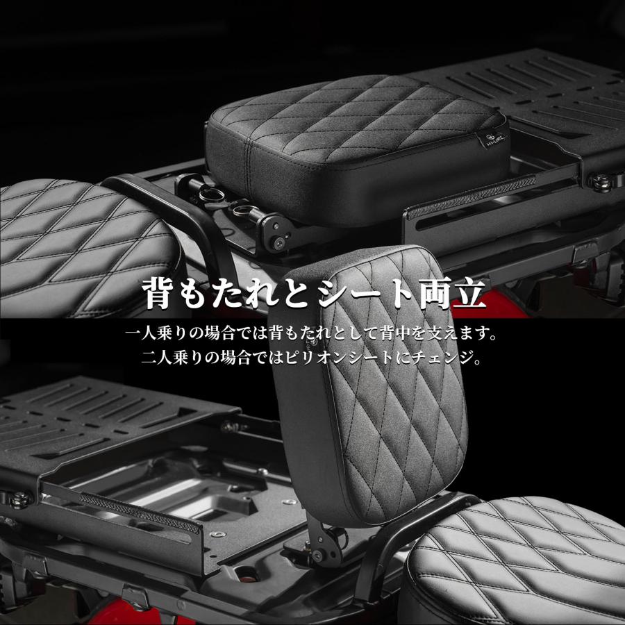 ピリオンシートカブ用折り畳み式 Amazon | 【新モデル】H ピリオンシート&スライドキャリアセット