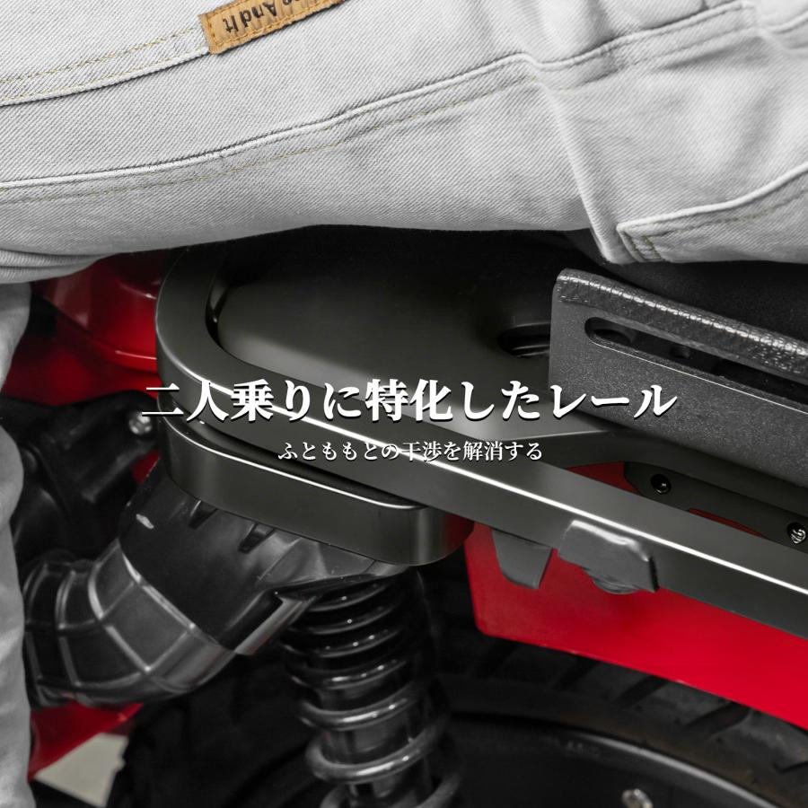 ハンターカブ CT125 スライド リアキャリア クロスカブ トップケースリアキャリア 丈夫 一体感 ステンレス製 フラットタイプ カスタム 荷台 低い 【タイプB】 | クロスカブ | 10
