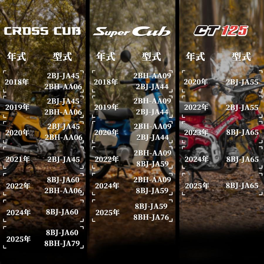 ハンターカブ CT125 スライド リアキャリア クロスカブ トップケースリアキャリア 丈夫 一体感 ステンレス製 フラットタイプ カスタム 荷台 低い 【タイプB】 | クロスカブ | 02