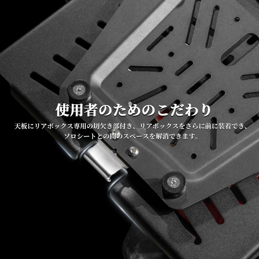 ハンターカブ CT125 スライド リアキャリア クロスカブ トップケースリアキャリア 丈夫 一体感 ステンレス製 フラットタイプ カスタム 荷台 低い 【タイプB】 | クロスカブ | 06