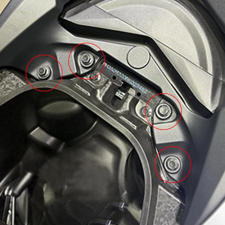 NMAX125 NMAX155（2025年式対応）リアキャリア バイク用キャリア 荷台 アルミ合金製 耐荷重15kg リアボックス 荷台 カスタムパーツ 爆買いの画像