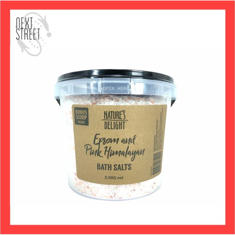 コストコ バスソルト ネイチャーズ デライト ヒマラヤ岩塩 エプソムソルト ピンクヒマラヤ 2 5kg 入浴剤 Natures Delight S 039 ネクストストリート 通販 Yahoo ショッピング
