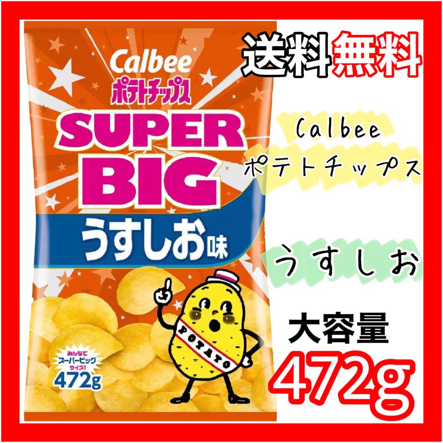 カルビー ポテトチップス うすしお 送料無料 500g 大容量 スーパービッグ コストコ COSTCO :s-135:ネクストストリート - 通販 -  Yahoo!ショッピング