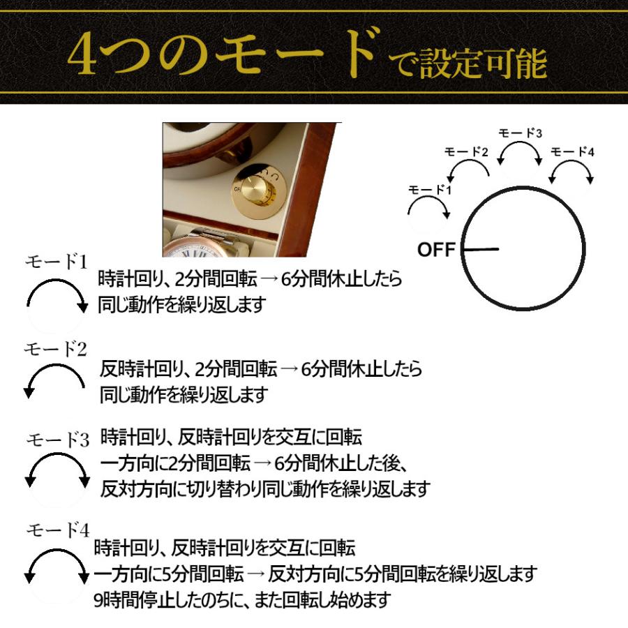 ロイヤルハウゼン Royalhausen ワインディングマシーン ウォッチワインダー 2本巻き GC03-S31 木目調  腕時計ケース ３本収納 ワインダーの画像