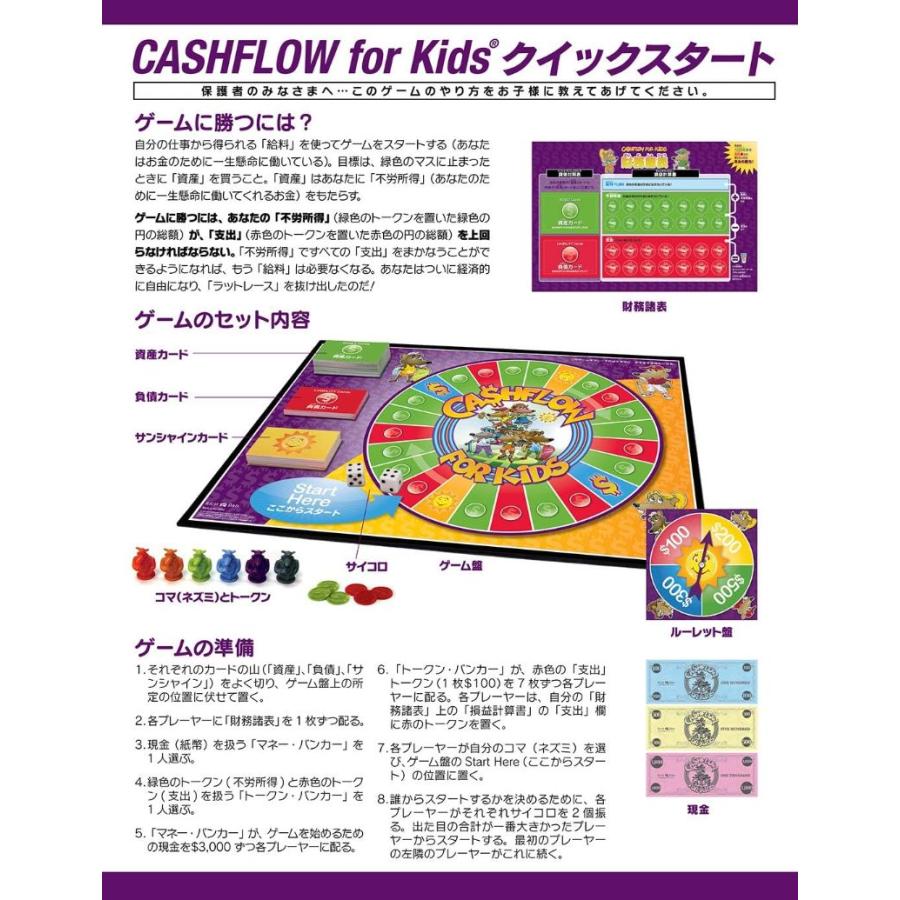 キャッシュフロー・フォー・キッズ 日本語版ーCASHFLOW for kids