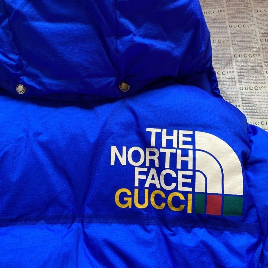 【在庫あり！当日発送！】 THE NORTH FACE x GUCCI ダウンジャケット ブルー L サイズ ノースフェイス グッチ 【新品・未使用】｜nexurise｜09