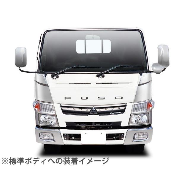 三菱ふそう ブルーテックキャンター ワイド メッキ コーナーパネル