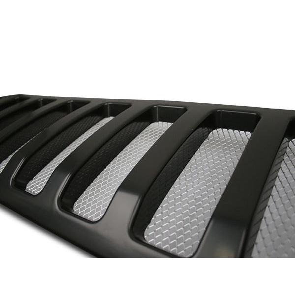 ジムニー スズキ JA12 JA22 JB32 マットブラック メッシュグリル H7.11