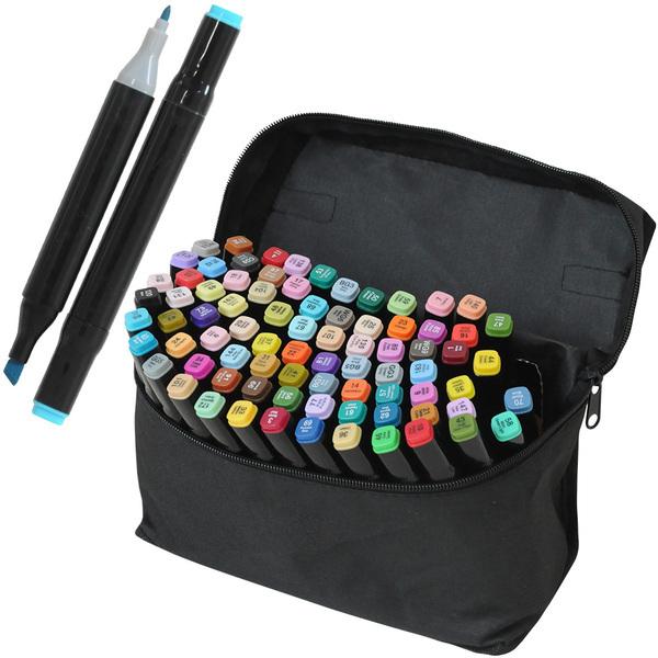カラーペン セット 80色 ツインマーカー カラーペンセット マーカー サインペン 蛍光ペン ケース付き イラスト 美術 コミック 色塗り 創作 画材 Nexus Nexusネクサス 通販 Yahoo ショッピング