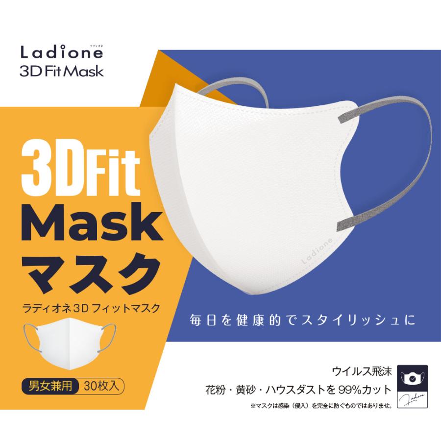 年末セール5%オーフ ラディオネ3Dフィットマスク 30枚入り 花粉対策