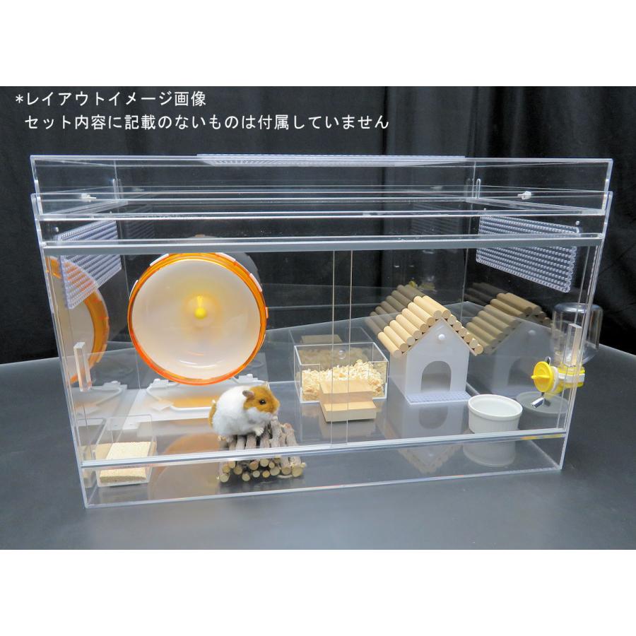 暖か仕様のゴールデンハムスターケージ 60 35 38ｃｍ gh アクリルケージ屋さん 通販 Yahoo ショッピング