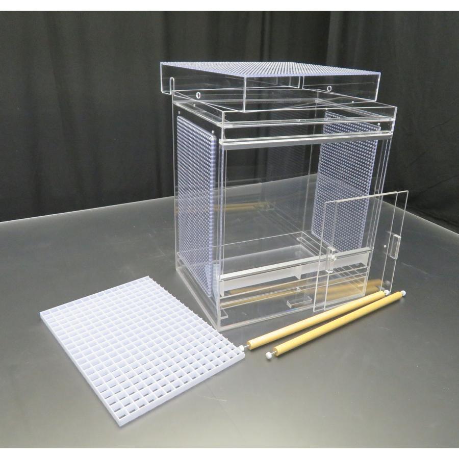 【中古10000円】大型アクリルゲージ68cm＋保温電球【定価14800円】 中古10000円】大型アクリルゲージ68cm＋保温電球【定価14800円