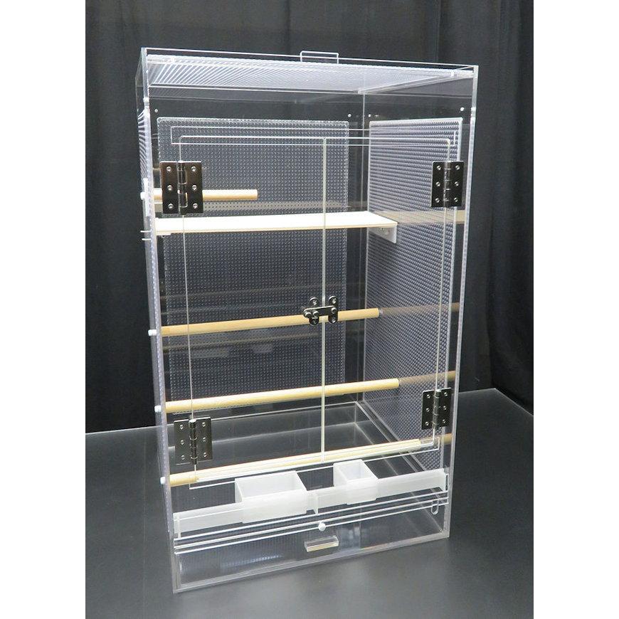 バードケージ　3面パンチング　45×45×75　観音扉タイプ