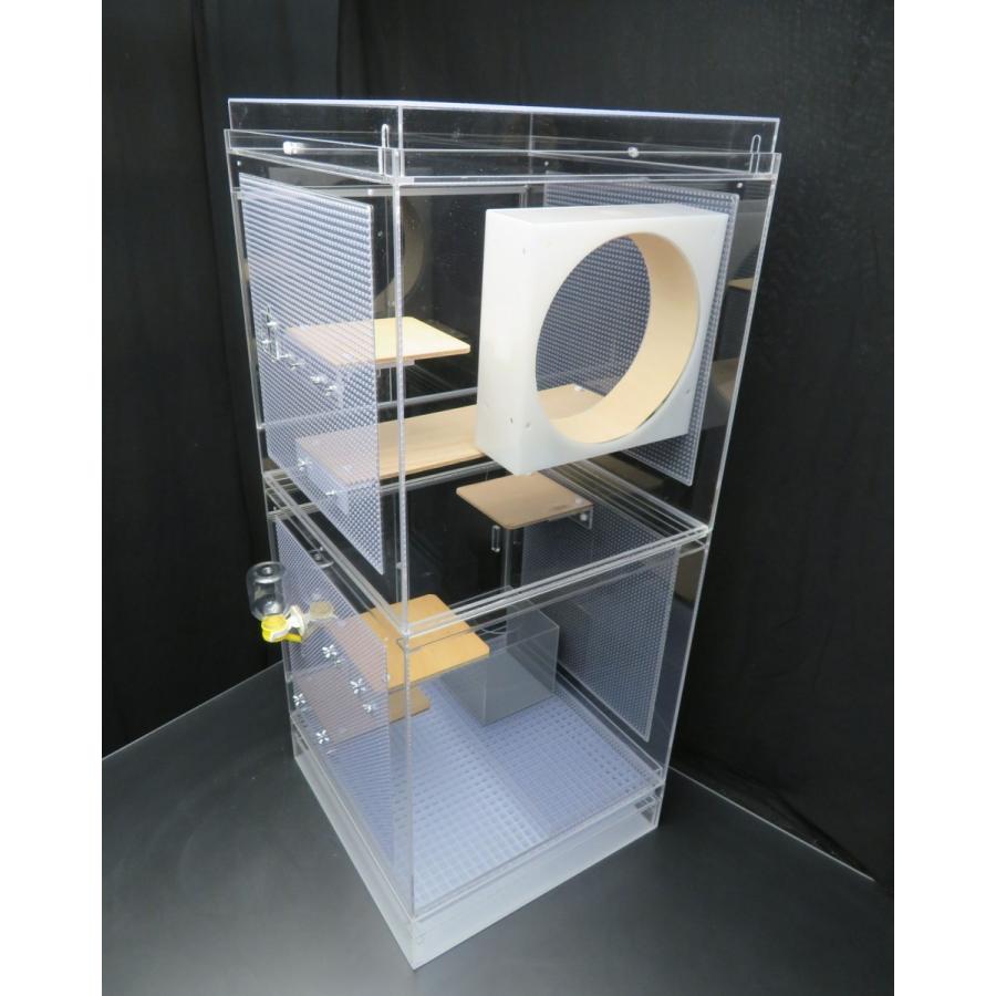 【新版】 デグー・チンチラ　広々ケージ　45×45×103ｃｍ　スペシャルセット 【TM1717729122】(61600円)